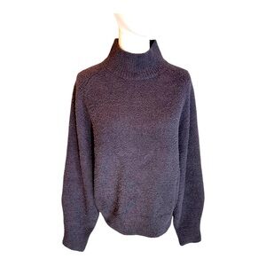 Hello Nite Revolve NWT size‎ Large Dark Charcoal mock turtleneck sweater